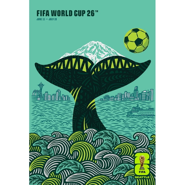 FIFA World Cup 2026™ – Seattle 24x36 Poster (Officially Licensed)