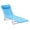 Light Blue, variant on Outsunny Outdoor Lounge Chair, Portable Adjustable Reclining Seat Folding Chaise Lounge Patio Camping Beach Tanning Chair Bed with Pillow, Blue