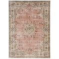 thumbnail image 1 of Blanton 2' x 3' Washable Accent Rug, Pink and Ivory, 1 of 7