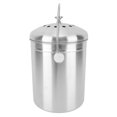 thumbnail image 4 of Uadme Seau à Compost en Acier Inoxydable, Bac à Compost Rond en Acier Inoxydable pour éliminer les Odeurs, Bac à Compost avec Filtres au Charbon pour Comptoir de Cuisine, 4 of 14