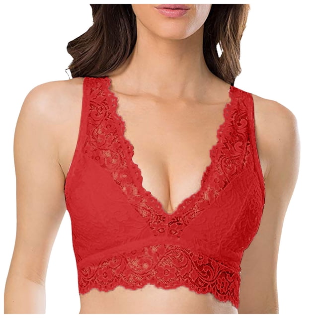 MIASHUI Bras for Women Lace Bra No Underwire Back Underwear