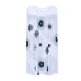 thumbnail image 4 of JUNWELL Robes d'Été pour Femmes Grande Taille Robes d'Été Grande Taille pour Femmes Plage Col en U Sans Manches Faux Deux Pièces Robe T-Shirt de Fête Midi Robe Ample, 4 of 4
