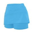 thumbnail image 4 of Jupe de Tennis Décontractée pour Femmes avec Poche, Tenue Active pour Yoga, Sport, Performance, Style Jupe-Short, 4 of 6