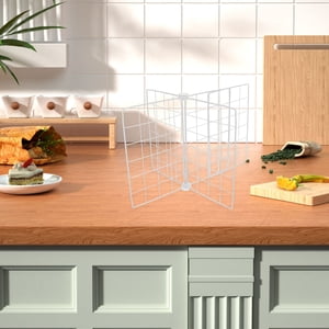 VERDANVERSE 1 Ensemble de diviseurs métalliques White Freezer Fer Diviseurs favorise le débit d'air pour le stockage