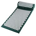 thumbnail image 2 of Milaget Acupressure Mat and Pillow Set for Back/Neck Pain Relief Muscle Relaxation Dark green, 2 of 9
