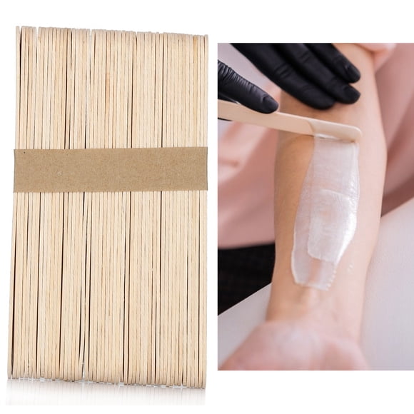 Waxing Sticks, Wax Sticks, Wooden 5.9in For Oral Examination Hair Removal