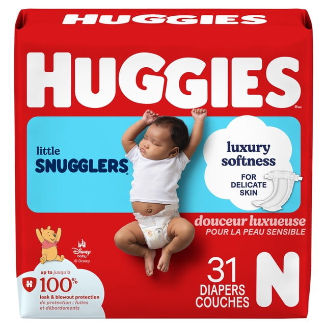 Huggies Little Snugglers Diapers, Jumbo Pack, Size Preemie - 2