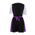 thumbnail image 3 of Kcodviy Robe Allemande pour Femme Grande Taille Veste Robe Col Carré Tablier Manches Évasées Robes Grande Taille Oktoberfest Fille Bière, 3 of 7
