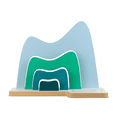 thumbnail image 1 of tonies Large Tabletop Shelf - Mountain, 1 of 8