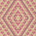 thumbnail image 1 of Ahgly Company Tapis d'Intérieur Lavable en Machine Carré Rouge, 8 Pieds Carré, 1 of 7