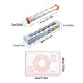 thumbnail image 2 of WIFKLSIIPG Adjustable Thickness Rolling Pin 2025 Upgraded Rolling Pin and Silicone Baking Mat Set Stainless Steel Rolling Pins with Adjustable Thickness Rings for Baking Fondant Pizza Cookies, 2 of 8