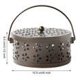 thumbnail image 4 of Mosquito Coil Holder Retro Portable Mosquito Incense Burner for Home and Camping, 4 of 7