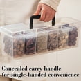 thumbnail image 4 of DcGZvy Baking Storage Containers Pantry Jars, Storage Containers Airtight Containers, Flour Storage Food Containers with Lids, 4 of 6