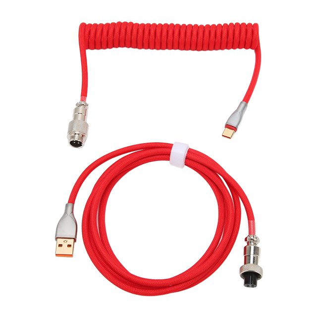 Câble Clavier de Jeu, Large Compatible Pratique Câble Clavier Mécanique Pratique pour la Maison Rouge