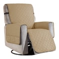 thumbnail image 4 of Chair Cover Polyester Recliner Protector Adjustable Washable Sofa Cover; Washable Sofa Furniture Cover, Sand Color, L, 4 of 9