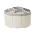 thumbnail image 1 of 6-Compartment Rotating Pencil Case for School and Office Use with Cosmetic Storage and 360-Degree Swivel Base, 1 of 2