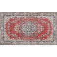 thumbnail image 1 of Ahgly Company Indoor Rectangle Traditional Cherry Red Persian Area Rugs, 4' x 6', 1 of 6