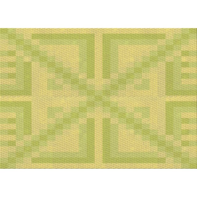 Ahgly Tapis Rectangulaire Intérieur Lavable en Machine Banane Jaune, 5 Pieds x 8 Pieds