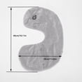 thumbnail image 3 of Yhmxh Pillow Covers Throw Pillow Covers Pillow Protector U-shaped Hump Inflatable Airplane Travel Blowing Neck Soft and Warm Texture,Elastic and Comfortable Neck Gaiter, 3 of 9