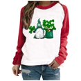 thumbnail image 1 of QIPOPIQ T-Shirts à Manches Longues à Col Rond pour Femmes T-Shirts de la Saint-Patrick T-Shirt Imprimé Trèfle de la Saint-Patrick T-Shirt Vert Porte-Bonheur T-Shirts de la Saint-Patrick Hauts T-Shirts à Col Rond Offres de Chemises de Fête, 1 of 5