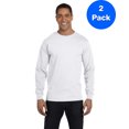 thumbnail image 1 of Hanes T-Shirt à Manches Longues pour Hommes Beefy-T - 5186 (Lot de 2), 1 of 1