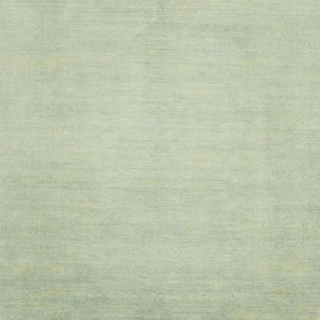 Ahgly Company Tapis d'Intérieur Carrés Abstraits Verts Abstraits pour Aire, 3 Pieds Carré
