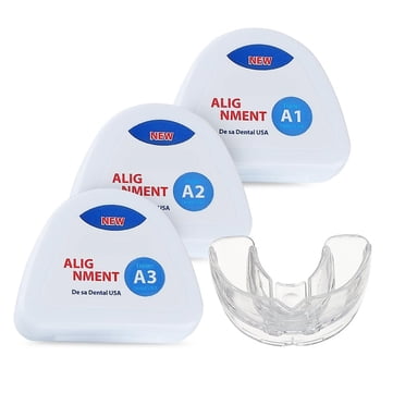 3pcs/set Dental Braces For Teeth Straightener Orthodontic Appliance Fake Silicone Braces Trainer For Teeth