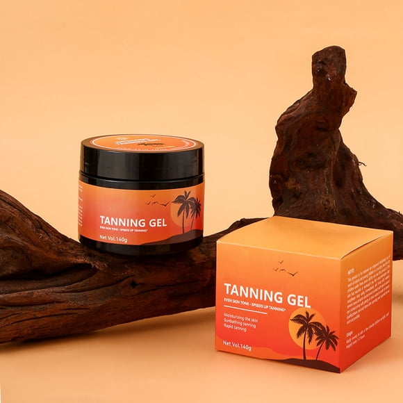HOARBOEG Intensive Tanning Gel Intensive Tanning Accelerator Brown Tanning Gel Tanning Accelerator For Sunbeds Brown Intensive Tanning Gel For Outdoor 140g Clearance Sale