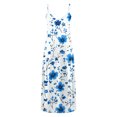 thumbnail image 5 of Ovzne Robes d'Été pour Femmes Robe de Plage Robes d'Été pour Femmes Imprimé Sans Manches Col Rond Robe Décontractée Robes Grande Taille Robe Maxi Imprimée Liquidation, 5 of 5