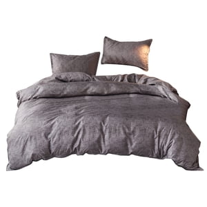 Duvet Cover Single Size,Duvet Cover Set With Buttons Closure, Ultra Soft Washed Microfiber Bedding Comforter Cover With 2 Pillowcases For All Season