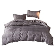 Birdeem Duvet Cover Single Size,Duvet Cover Set with Buttons Closure, Ultra Soft Washed Microfiber Bedding Comforter Cover with 2 Pillowcases for All Season