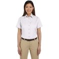 thumbnail image 3 of Harriton Ladies' Easy Blend? Short-Sleeve Twill Shirt with Stain-Release, 3 of 4