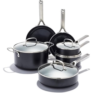 OXO Agility Céramique Non-Stick 10-Piece Ensemble d'articles de cuisine