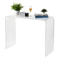 thumbnail image 1 of Yiwa Table de Hall Moderne en Acrylique Transparent, Console d'Entrée Étroite pour Salon et Salle à Manger, 1 of 8