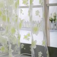thumbnail image 2 of XZNGL Sheer Curtain Flower Sheer Curtain Tulle Window Treatment Voile Drape Valance 1 Panel Fabric, 2 of 5
