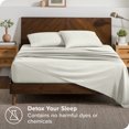 thumbnail image 3 of Bare Home Pillowcase Set - Envelope Closure - Premium 1800 Collection - Double Brushed - Ultra Soft - Standard Size, Cream, 2 Count, 3 of 6