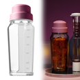 thumbnail image 2 of Kitchen Cups, Ongmies Square Glass Milk Bottle with A Silicone Dispenser Cap Glass Juice Bottles with Airtight Screw Lid Drinking Bottles with Capacity Marks, Glass&Bottle, 1X Manhattan Glass Shaker, 2 of 9