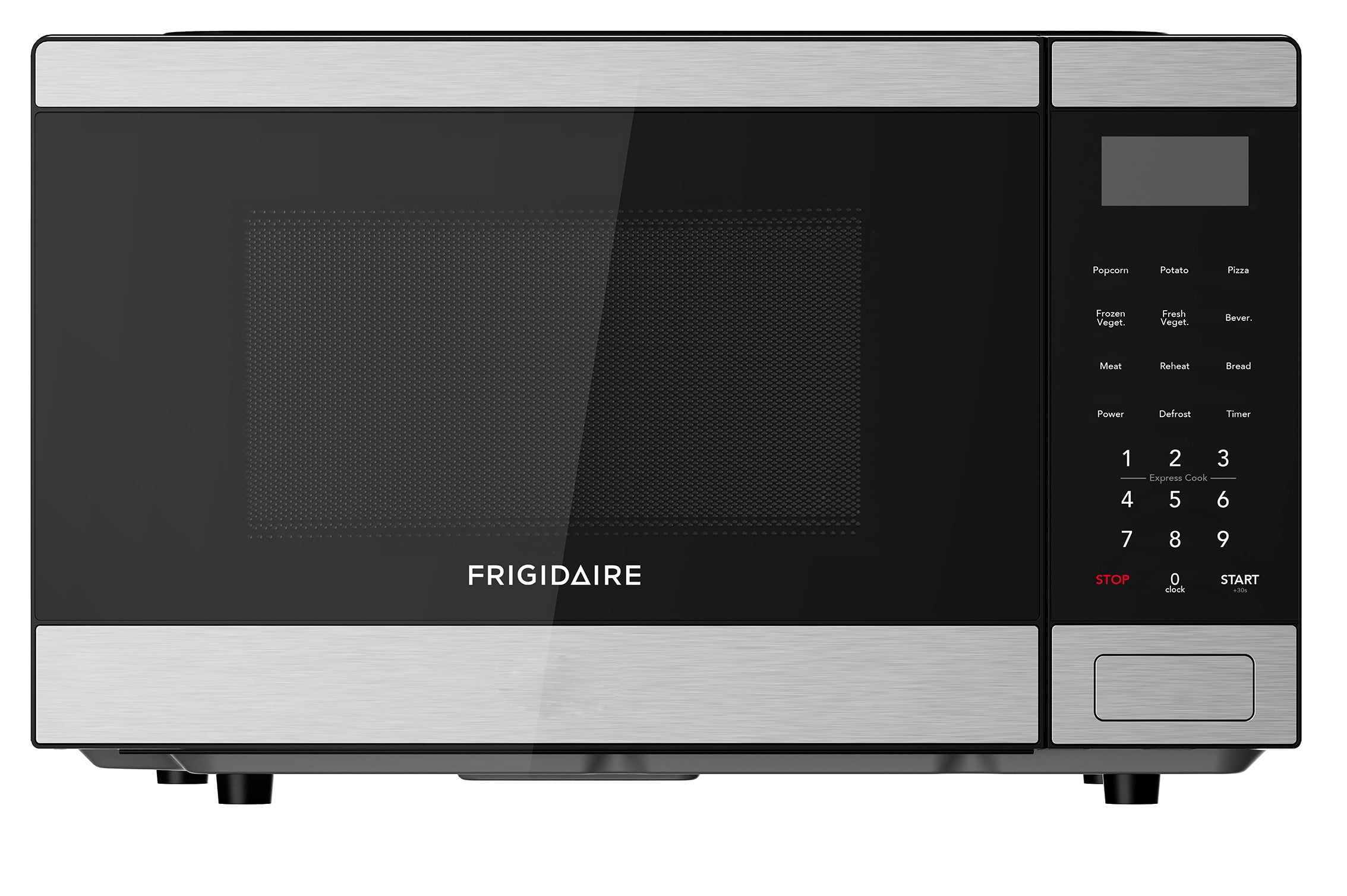 Four à micro-ondes de comptoir Frigidaire de 0,9 pi³, 900 watts, 10 niveaux de puissance, noir