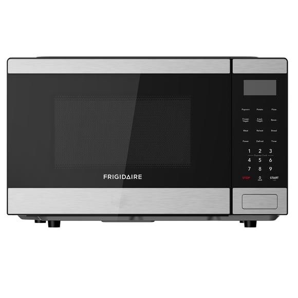 Frigidaire 0.9 Cu. ft. Countertop Microwave Oven, 900 Watt Microwave with 10 Power Levels, Black