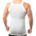 thumbnail image 2 of 2-4 Packs Men's G-unit Style Cotton Tank Tops Square Cut Muscle Rib A-Shirts, 2 of 3