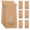 thumbnail image 3 of Kraft Paper Bakery Bag Light Brown 100Pcs 9.67X4.52X2.55in, 3 of 6