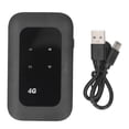 thumbnail image 2 of 4G LTE Mobile Hotspot, 150Mbps 4G Mobile WiFi Hotspot LED Smart Screen Display Multifunctional Support 10 Users Connections with SIM Card Slot for Car for Asia, 2 of 7