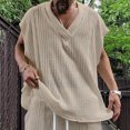 thumbnail image 4 of Styesk Tank Tops Men Men's Solid Color Easy With Camisole And Sleeveless V-neck, 4 of 9