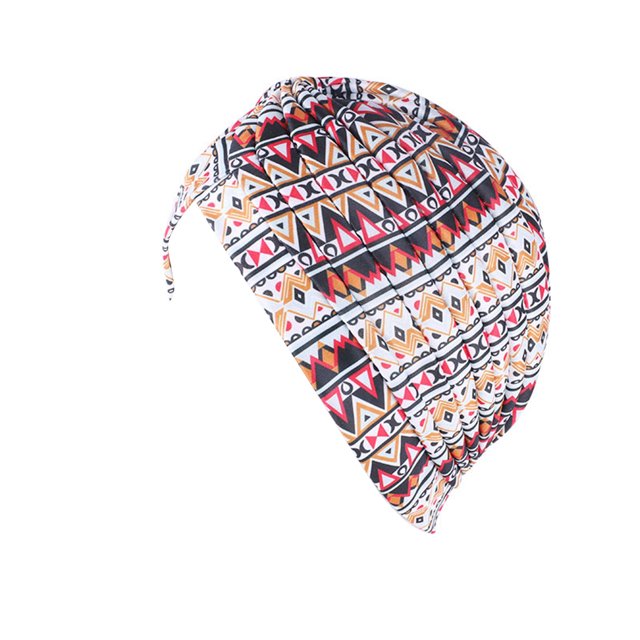 Ladies Turban Polyester Reusable Washable durable polyester; which is Foldable Decorative Cap Indoor Outdoor Walking Working Head Bonnet Beanie Triangular