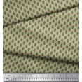 thumbnail image 3 of Soimoi Moss Georgette Fabric Dot & Paisley Small Print Fabric by The Yard 42 Inch Wide, 3 of 3
