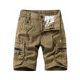 thumbnail image 2 of Styesk Shorts Homme Shorts Cargo Extensibles Décontractés à Cordon Classique Été avec Multi-Poches, 2 of 4