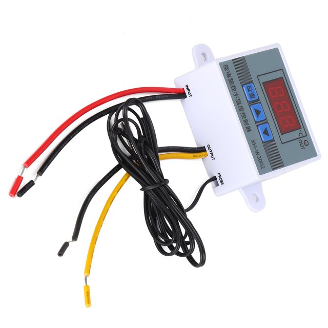 XH 3002 Microcomputer Digital Temperature Controller Digital Heat Mat Thermostat Controller for Seed Germination Reptiles and Brewing Breeding Incubation