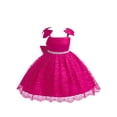 thumbnail image 1 of QIPOPIQ Robe de Fête de Vacances Grande/petite Fille Fleur Dentelle Ligne A Mariage Fête Robes Enfants Concours Anniversaire Robe Formelle Liquidation, 1 of 4