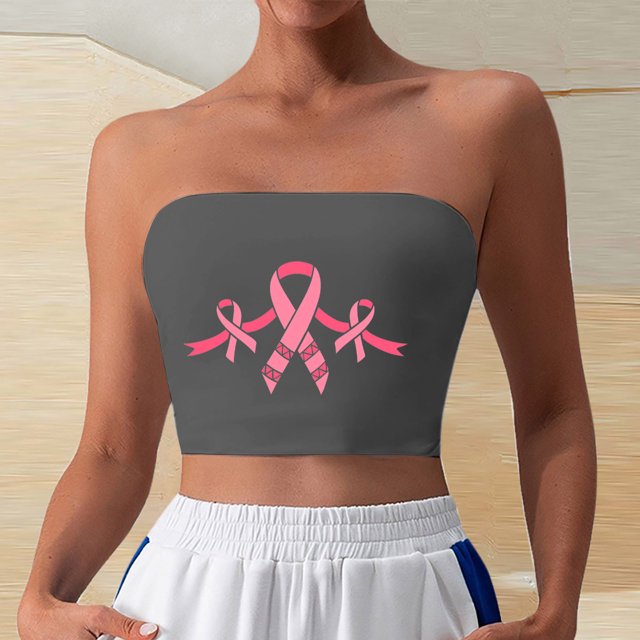 Lolmot Tube Tops, Womens Printed Strapless Yoga Exercise Chest Wrap Pullover