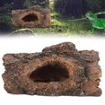 thumbnail image 2 of Fosa Cache-Reptile Simulation, Écorce d'Arbre en Résine pour Amphibiens, Paysage de Cache-Reptile pour Lézard Scorpion, 2 of 8